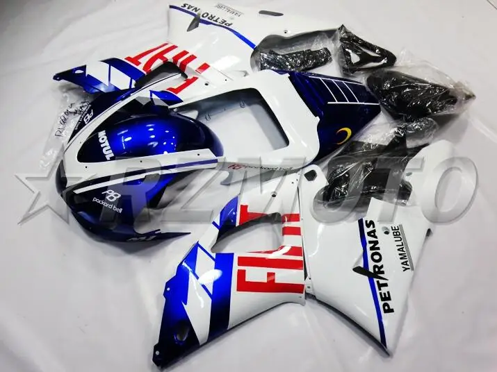 ABS полный обтекатель комплект подходит для Yamaha YZF-R1 YZF1000 R1 1998 1999 98 99 обтекатель комплект кузова Лидер продаж