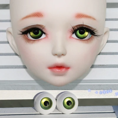 1/8 1/6 1/4 1/3 BJD аксессуары кукла полусферический глазный шар пластиковый мультфильм глаз для BJD/SD, не включает кукольную голову и другие E2552 - Цвет: K