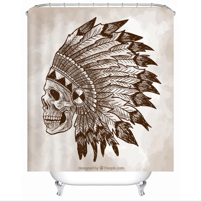 

Sholisa Bathroom curtain modern style Indian Style square shape pattern Desig Waterproof Anti Mildew 150*180 180*180cm