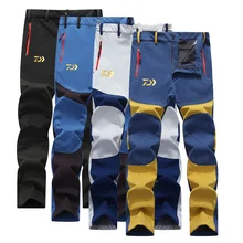 Мужские толстые теплые зимние рыбацкие брюки DAWA, осенние брюки, одежда для рыбалки, водонепроницаемые весенние альпинистские походные рыбацкие штаны
