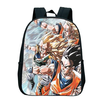 

Classic Dragon Ball Goku School Bags Vegeta Kindergarten Backpack Students Vintage PreSchool Rucksack Boys Girls Cute Mochila