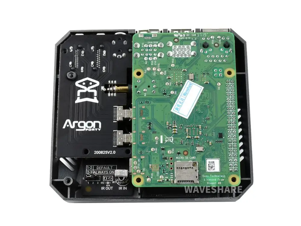 Argon ONE V2: приличный Алюминиевый Чехол для Raspberry Pi 4 с безопасной кнопкой питания