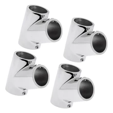 4 шт. лодочный рельсовый фитинг " 25 мм 60 градусов тройник 316 нержавеющая сталь тройник фитинг для морских RV яхты Лодка аксессуары морской