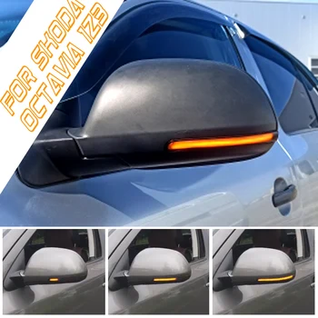 

For Skoda Octavia MK2 1Z3 1Z5 2009-2013 MK2 3T4 3T5 2008-2014 Dynamic Turn Signal Light LED Side Mirror Indicator Blinker Light