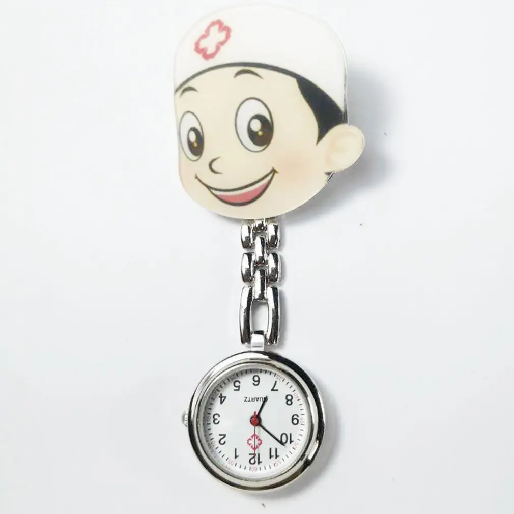 Идеальный подарок медсестры клип на Брелок Брошь кулон Висячие часы звезда карманные часы модные милые медсестры доктор бумажник часы