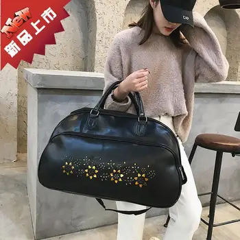

2020 new travel bag hand luggage soft surface pu large capacity travel bag shoulder bag