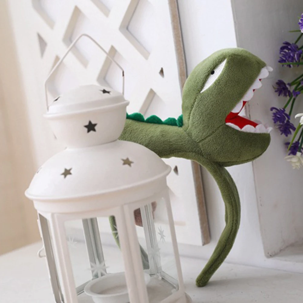 Cute Shark Dinosaur Animal Plush Stuffed Hair Hoop Headband Headwear Photo Props Novelty funny Plush Headband Plush accessories