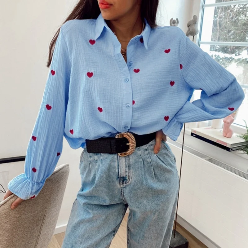 Muyogrt Women Shirt Plaid Oversized Brown Top Turn-down Collar Leisure Fashion Loose All-match Long Sleeves Soft Chic Korean Top