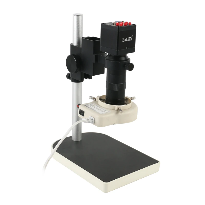  Microscope sets HD 13MP 60F/S HDMI VGA Industrial Microscope Camera+130X C mount lens+56 LED Ring L