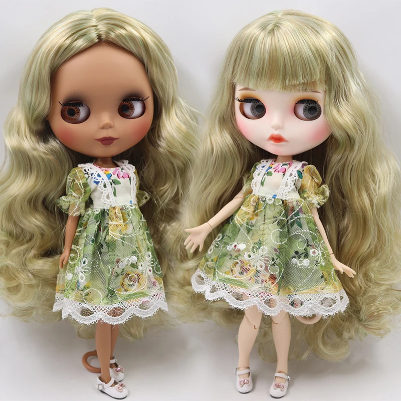 ICY Nude Factory Blyth кукла серии No. BL9400/400 зеленый микс каштановые волосы 1/6 шарнирное тело Neo 1/6 BJD, licca, jerryberry