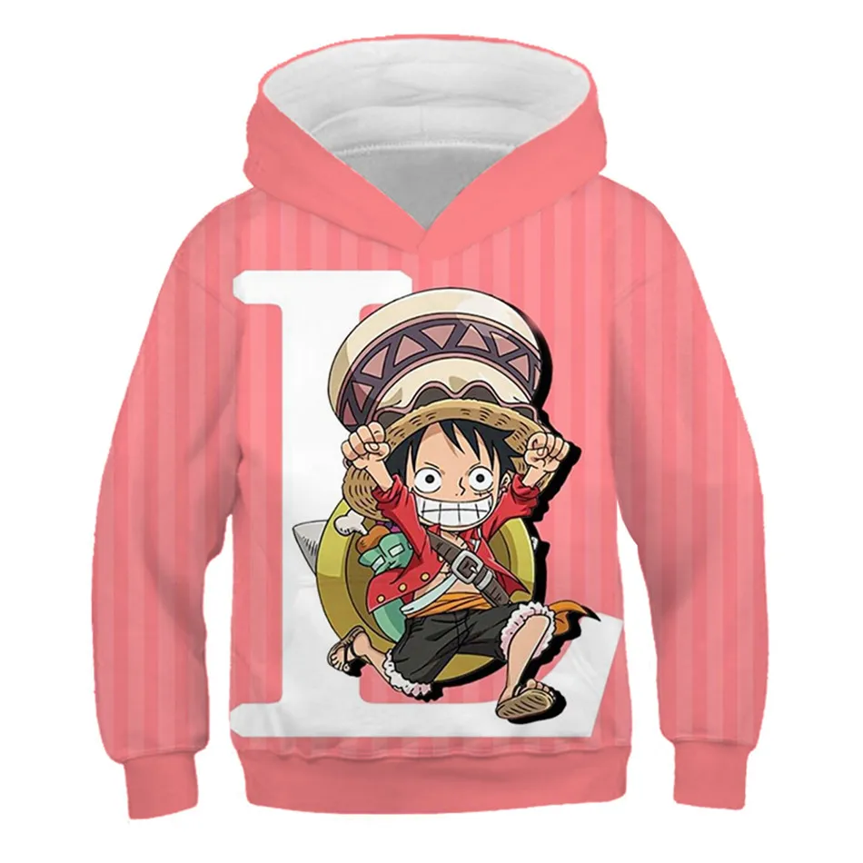 picture show TNT1054 Детская Лидер продаж японское аниме One piece толстовки Луффи 3D свитшот с капюшоном с принтом осенний пуловер для детей Топы От 4 до 13 лет - Цвет: picture show TNT1054