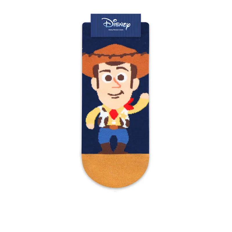 Disney cute Mickey cartoon cotton socks new design boat socks casual soft socks - Цвет: 14