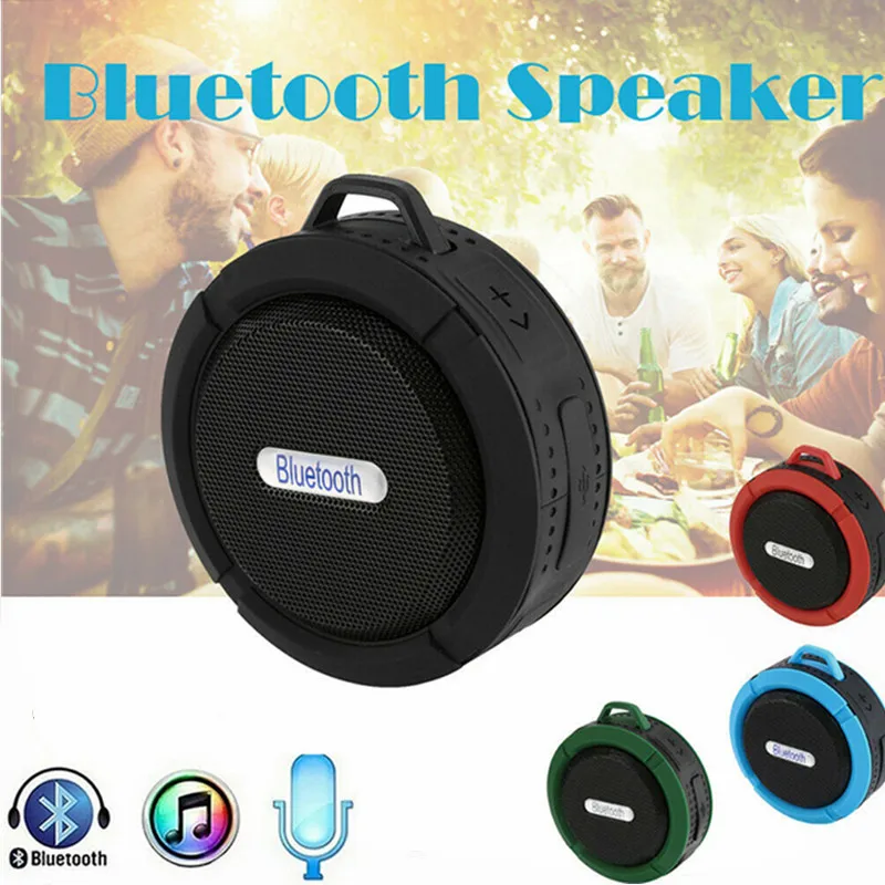 Bluetooth Колонка Беспроводная портативная Водонепроницаемая с поддержкой TF