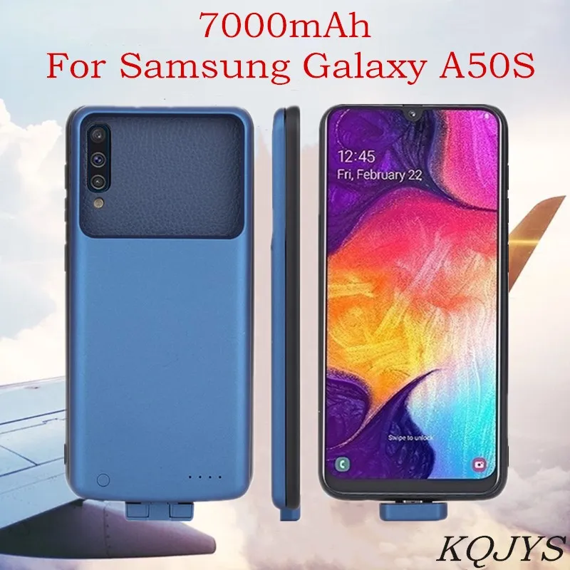 Магнитный чехол для зарядки аккумулятора KQJYS Samsung Galaxy A50s портативное зарядное