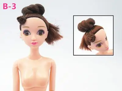 1 шт., кукла Обнаженная, 3d, реалистичный глаз, Bjd, сделай сам, обнаженные тела, азиатская голова, 12 подвижных шарниров, игрушки для тела для девочки, подарок, кукла - Цвет: 20