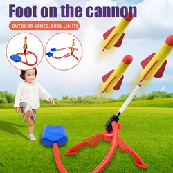 Bomba de aire para niños, soplador de estoma de espuma, modelo de lanzador de cohete, juguetes deportivos para niños y niñas