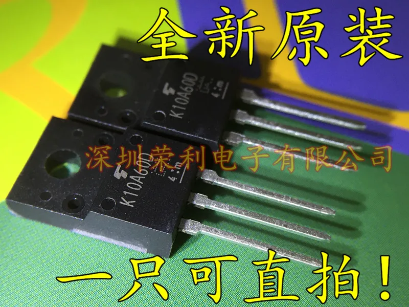 10 шт в упаковке, новая K10A60D TK10A60D 10A600V TO220F