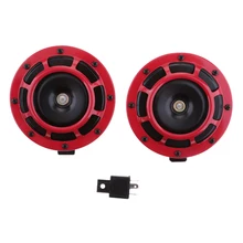 Автомобиля высокая низкая двухтональная воздушный рожок с юбкой-годе с реле супер громкий звуковой сигнал 12V 118dB