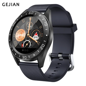 

GEJIAN New Smart Watch Heart Rate Monitor Waterproof Fitness Wristwatch Blood Pressure Alarm Clock Pedometer Sports Watches Men