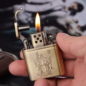 

Gas lighter Inflatable Butane Cigarette Lighters Open fire lighter for smoking