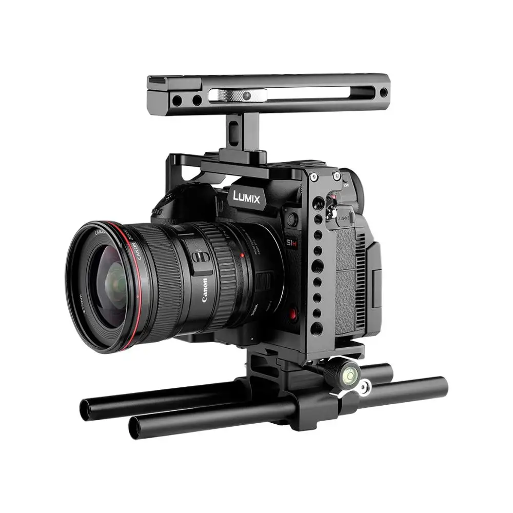 

YELANGU C18-A Aluminum Alloy Top Handle Video DSRL Camera Cage Kit for Panasonic S1/S1H/S1R