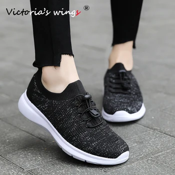

Victoria's Wings Women Sneakers Shoes 2020 Comfort Walking Flats Shoes Fashion Lace Up Sneakers Women Outdoor Shoes Ladies Shoes