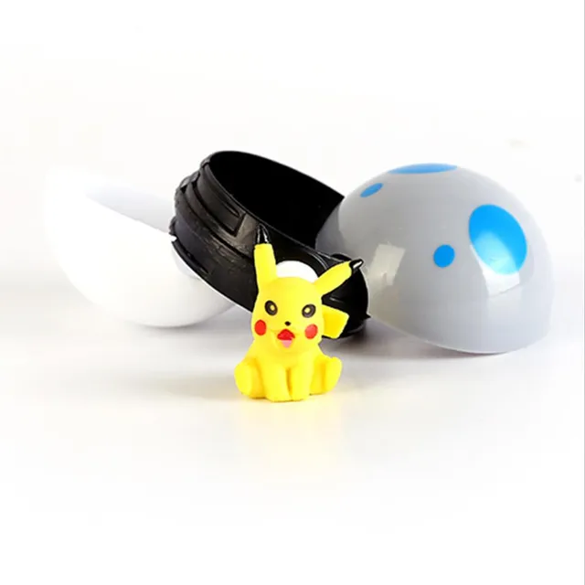 12pcs/set Action Figure Pokemon Game Poke Ball  Pocket Monster Pikachu Snorlax Jigglypuff  Original Pokemon Monster Pokeball kid 5