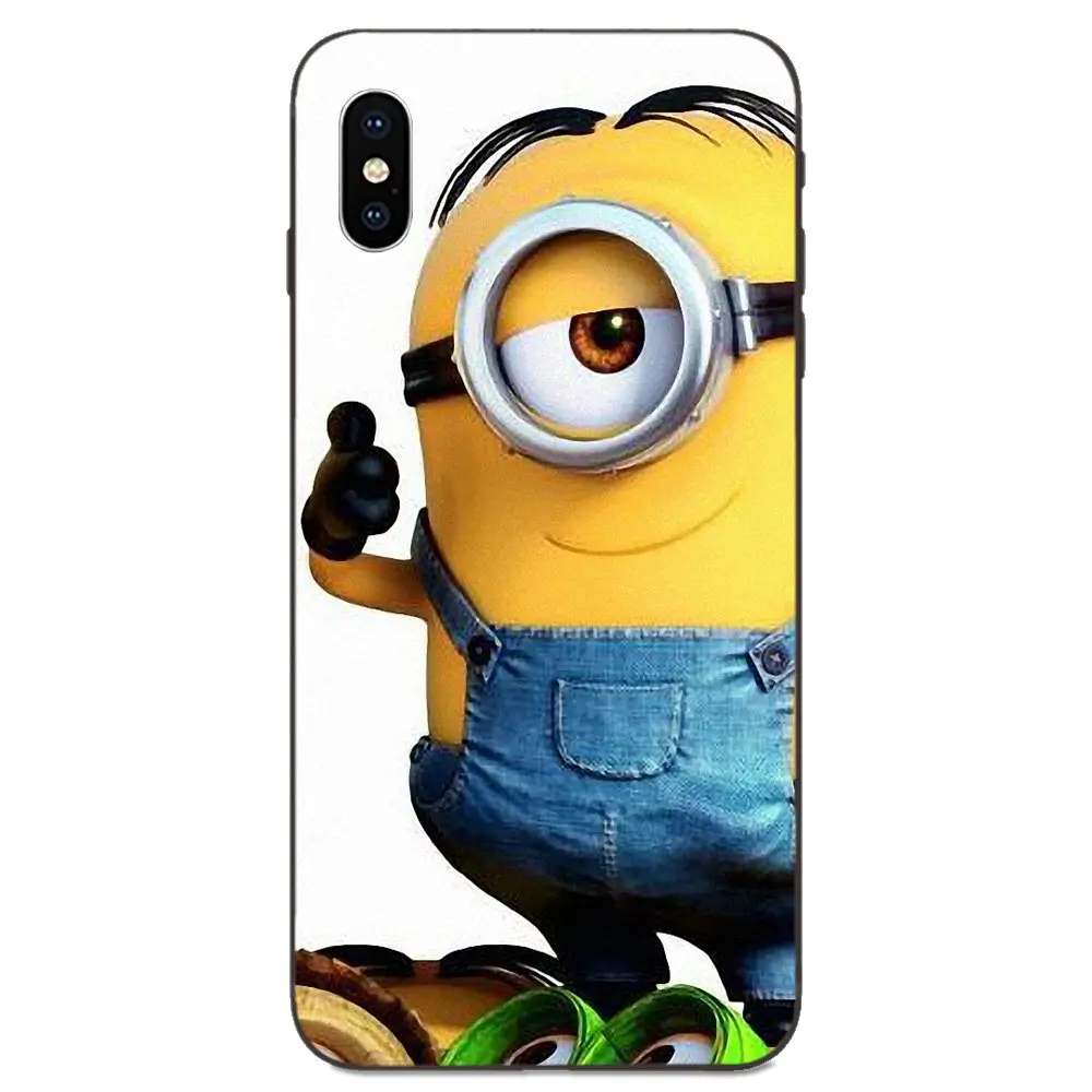 Для Galaxy A3 A5 A6 A6s A7 A8 A9 A10 A20E A30 A40 A50 A60 A70 A80 A90 плюс Мягкий защитный чехол Для женщин Для мужчин одежда с милыми миньонами - Цвет: as picture
