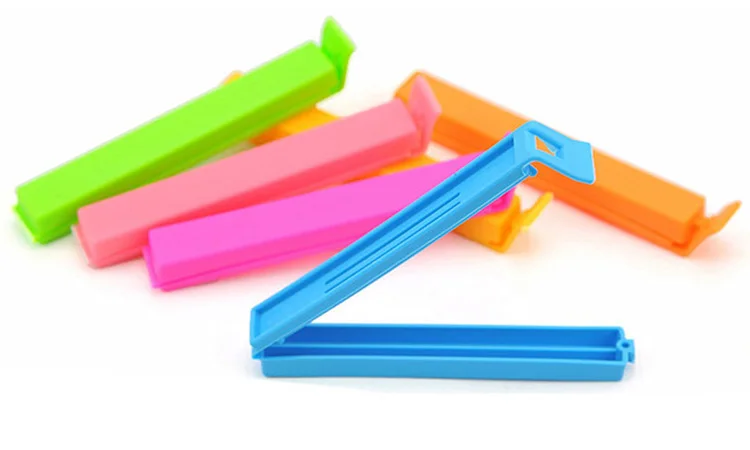 

6PCS/lot 11 x 1.3cm Large Food Snack Bag Storage Sealing Clips,Seal Clamp Plastic Bags Ziplock Clip Home Food Storage Helper