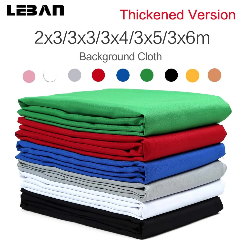 Толстый черный белый зеленый синий серый красный желтый муслиновый фон для