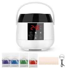 Intelligent Wax Depilatory Heater Set Hair Removal Wax Warmer Wax Beans Applicator Sticks Kit