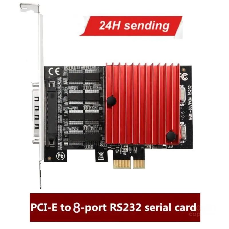 8 портов PCIE к DB9 RS232 последовательный порт к PCIE riser Card последовательный контроллер карты PCI-E Express удлинитель адаптер конвертер