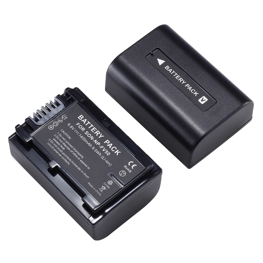 Mamen 2 шт. NP-FV50 NP FV50 NPFV50 цифровой Камера Батарея для sony CX390 290E PJ510 820E 790E 660E XR260 Перезаряжаемые батареи