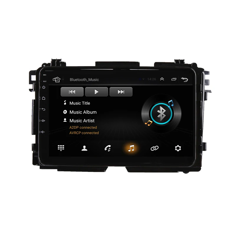 Cheap 9" 2.5D IPS Screen Android 9.1 Car DVD GPS For Honda HR-V HRV XRV Vezel 2013-2018 radio stereo tape recorder navigator wifi BT 19