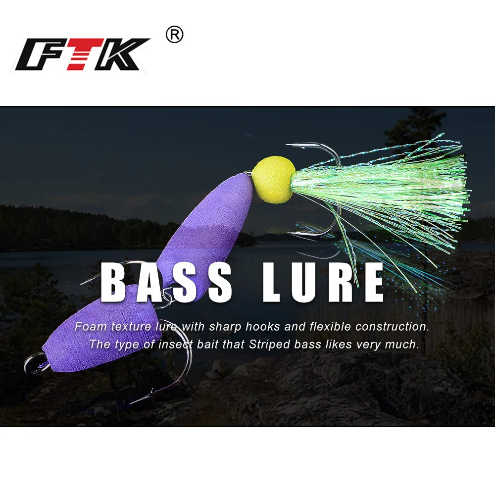 FISH KING Mandula Fishing Lure Soft Lure Foam Bait Swimbait Wobbler Bass Pike Lure Minnow Insect Artificial Baits Fishing Tackle
