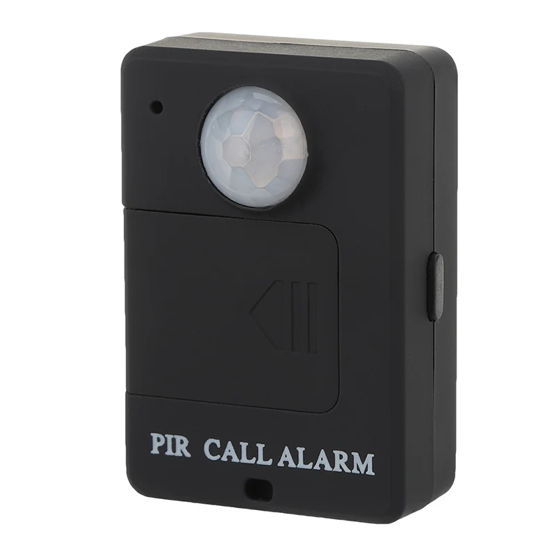 

Mini PIR Alert Sensor Wireless Infrared GSM Alarm Monitor Motion Detector Detection Home Anti-theft System with EU Plug Adapter