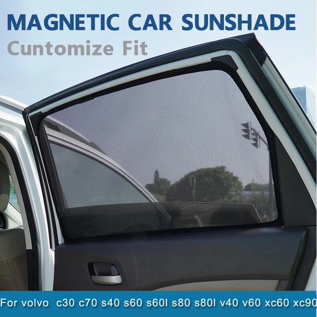 Magnetische Auto Seite Fenster Sonnenschutz Mesh Schatten Auto Vorhang Für  volvo c30 c70 s40 s60 s60l s80 s80l v40 v60 xc60 xc90 - AliExpress