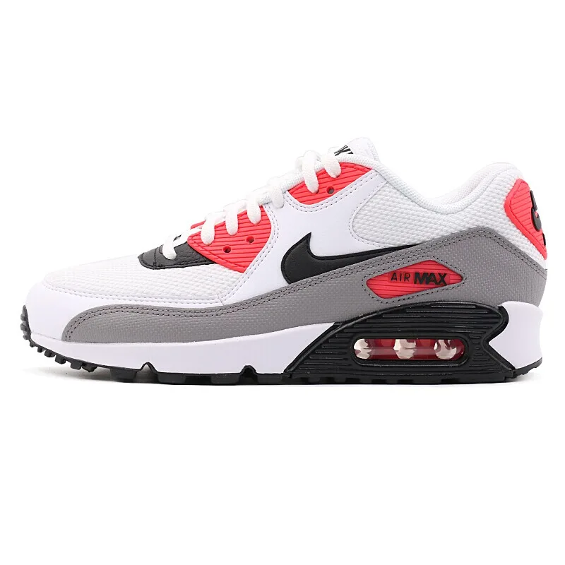 Оригинальные аутентичные женские кроссовки для бега от NIKE AIR MAX 90, удобные уличные кроссовки, цвет, 325213-702 - Цвет: 325213-132