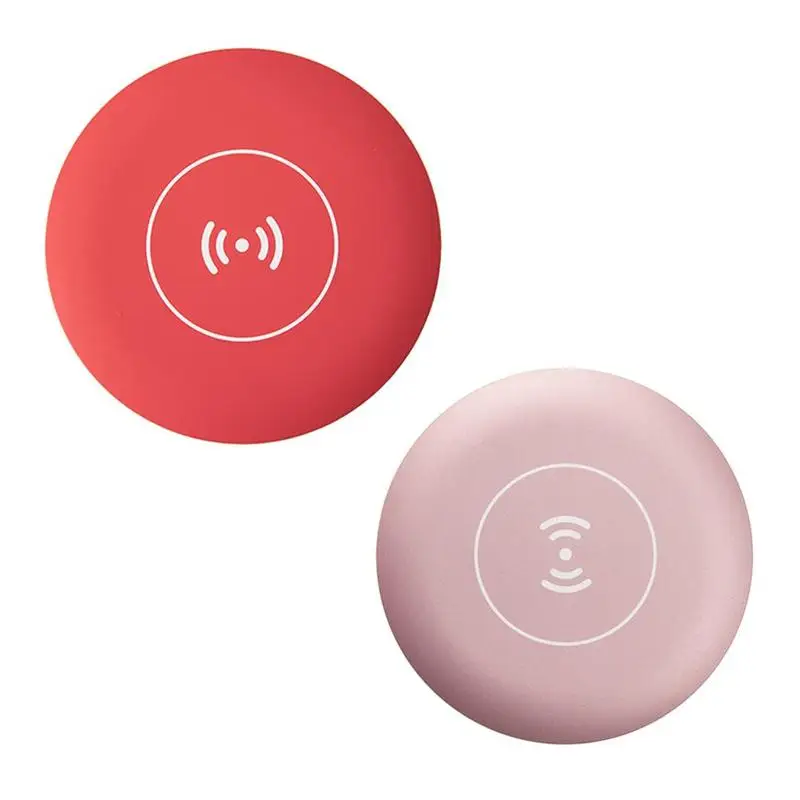 

Portable LED Circular Mini Makeup Mirror Compact Travel Sensing Lighting Cosmetic Mirror Wireless USB Charging QI Standard Phone