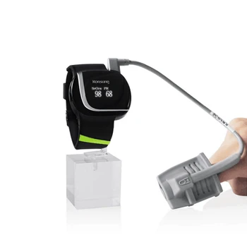 

FDA CE approval Overnight Wrist Oxygen Monitor with Step gauge APP Report Notification for Low O2 Level Track O2 Saturatio