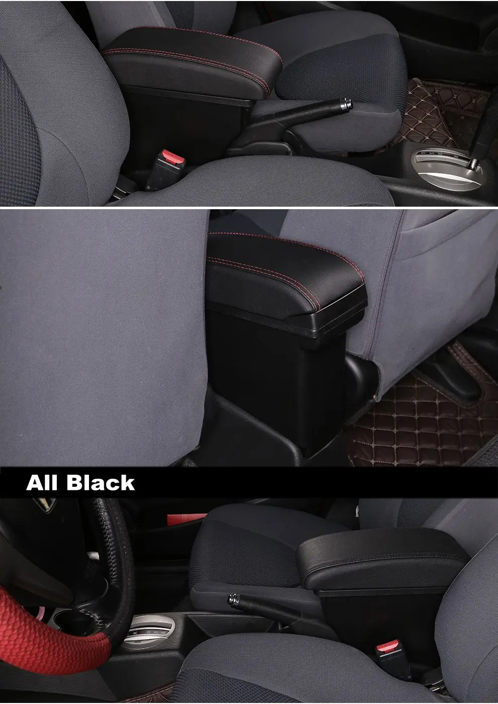 Подлокотник для Suzuki Sx4 2006- центральная консоль ящик для хранения подлокотник вращающийся 2008 2009 2010 2011 2012
