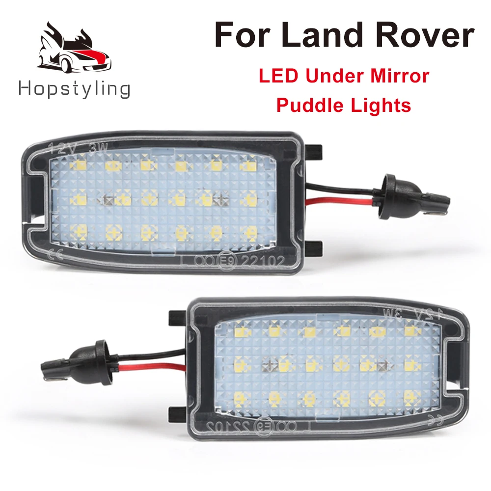 

2Pcs LED Under Mirror Puddle Light For Land Rover Discovery Freelander LR2 LR3 LR4 Range Rover Sport L322 Puddle Lamp