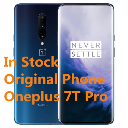 Смартфон OnePlus 7T Pro, 6,67 дюймов, Восьмиядерный процессор Snapdragon 855, 8 ГБ ОЗУ, 256 Гб ПЗУ, 90 Гц, Android 10,0, 30 Вт, Зарядка телефона