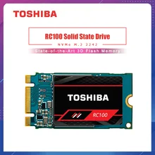 Toshiba RC100 NVMe твердотельный диск 240 ГБ M.2 2242 PCIe 3,0*2 SSD внутренний 1600 МБ/с. флэш-память для ноутбука, настольного компьютера