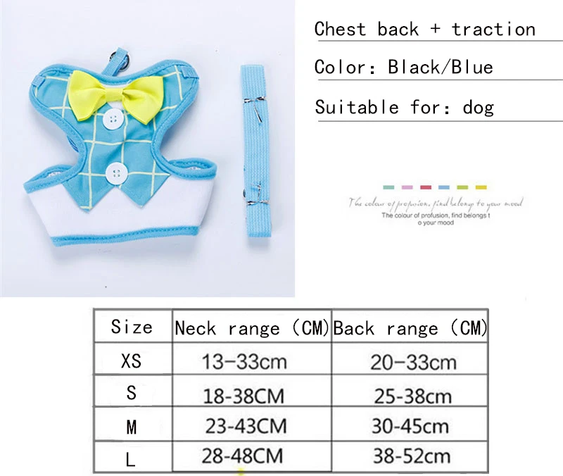 Воздухопроницаемый жгут жилет регулируемый поводок с милым бантом для маленьких средних товары для домашних собак