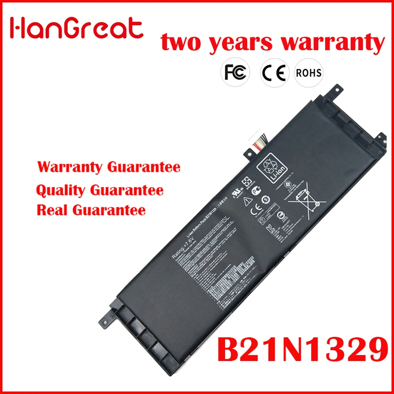 HanGreat B21N1329 New Laptop Battery For ASUS D553M F453 F453MA F553M P553 P553MA X453 X453MA X553 X553M X553B X553MA X403M | Компьютеры и