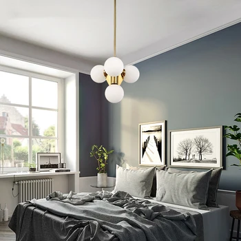 

Nordic Magic Beans LED Pendant Lamp Modern Home Decor Lighting Light Fixture Living Room Bedroom Creative Design Hanging Lamp