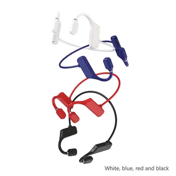 

X19 Neck Hanging Ear-hook Earphone Bluetooth 5.0 Titanium Alloy Wire Wireless Sports Headphone 6D Sound Waterproof Headset