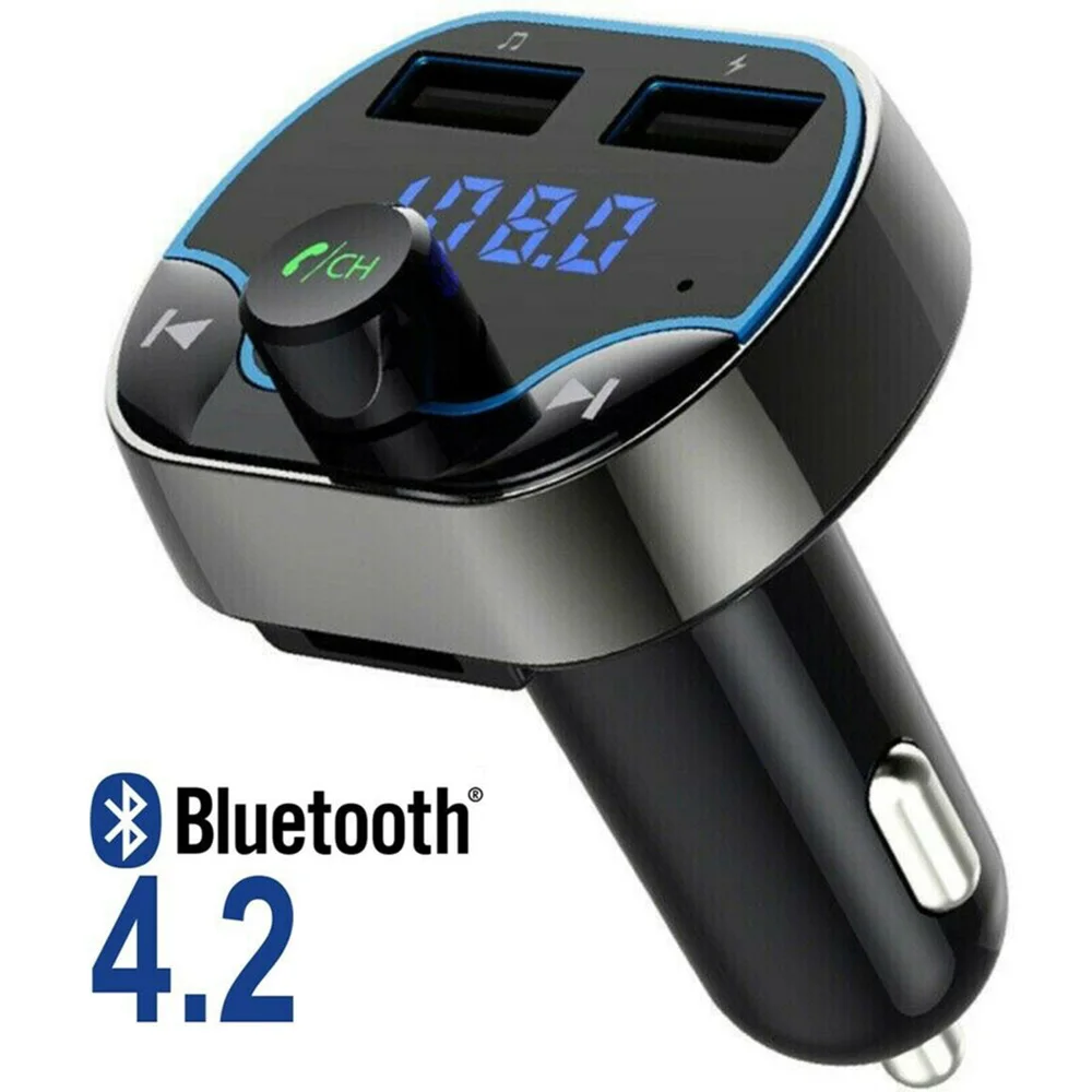 1 шт. автомобильный Bluetooth fm-передатчик 2 порта USB зарядное устройство Hands Free MP3 плеер радио