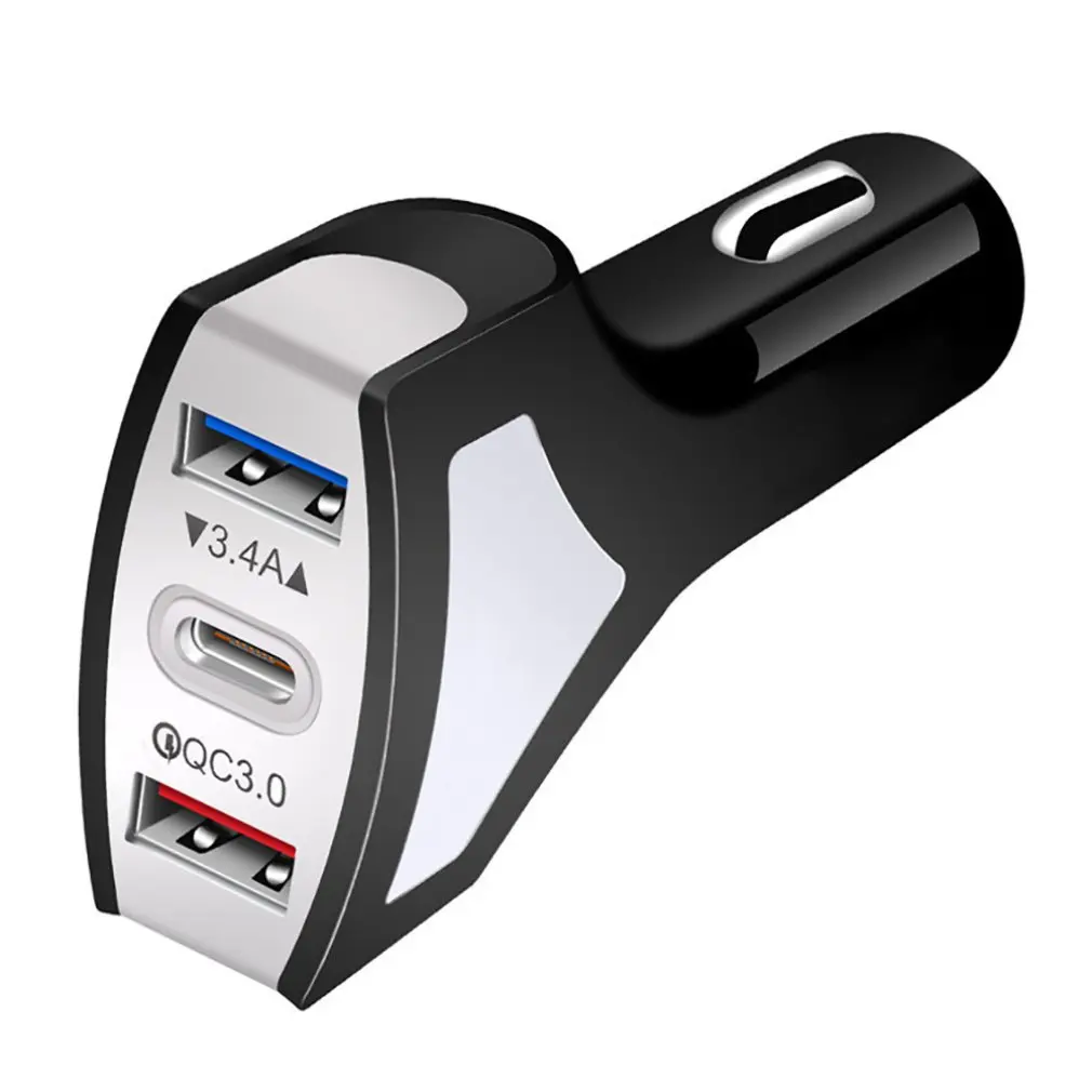 Pd Быстрая зарядка 3 0 Dual Usb Автомобильное зарядное устройство автомобильный